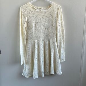 Lacy Off-White Dress 